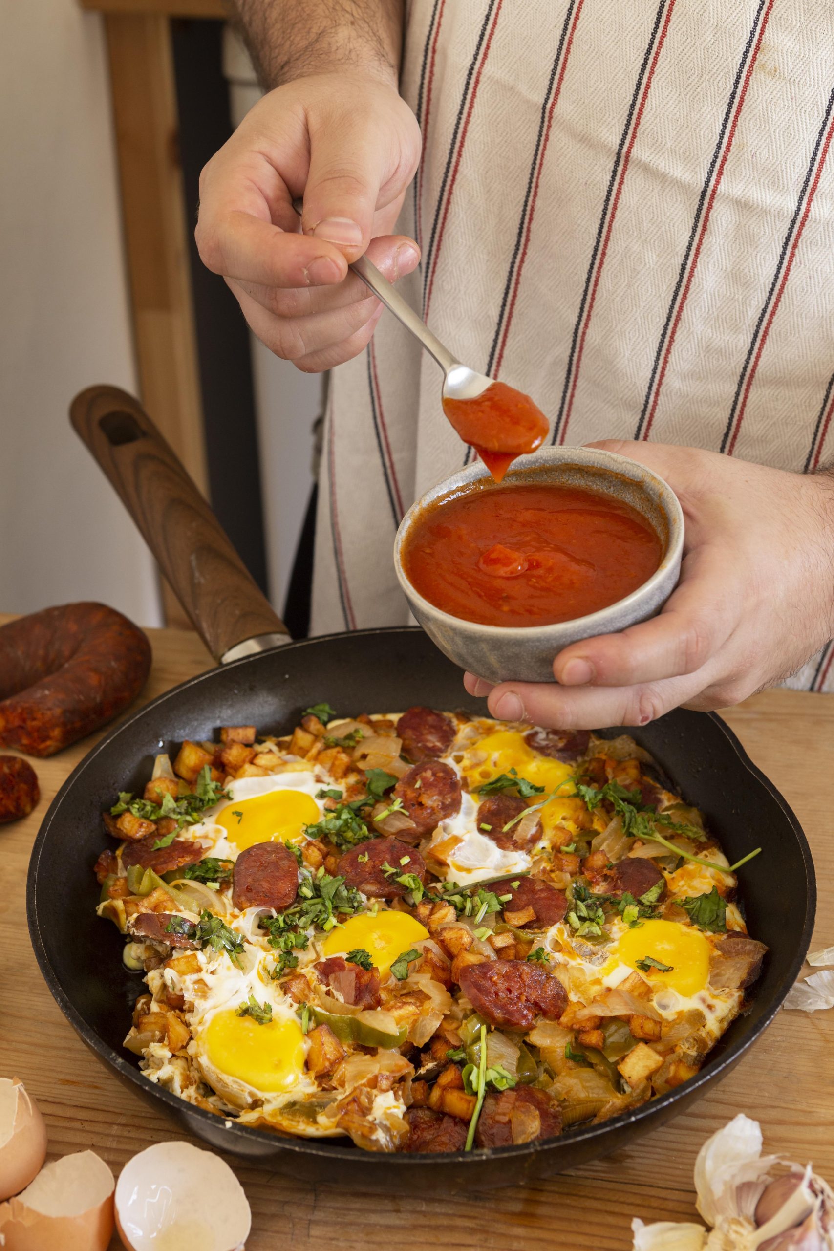delicious-meal-with-chorizo-sausage